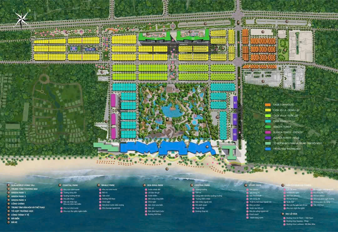 DỰ ÁN BLANCA CITY VŨNG TÀU - BIỂU TƯỢNG ĐÔ THỊ BIỂN MỚI 2 Mặt Bằng Dự án Blanca City Vũng Tàu