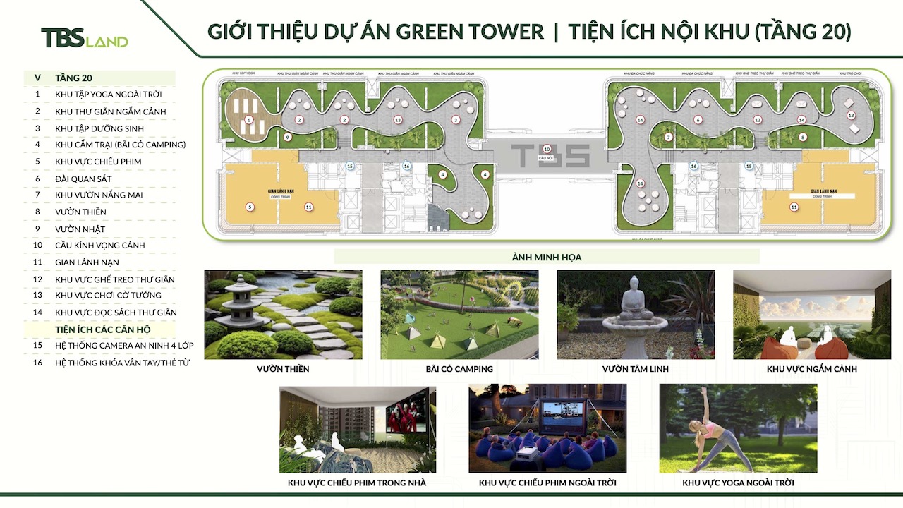 Green Skyline: Căn hộ ở thật, giá tốt, tiện ích đủ đầy 6 Tiện ích Nội Khu Green Skyline Tầng 20